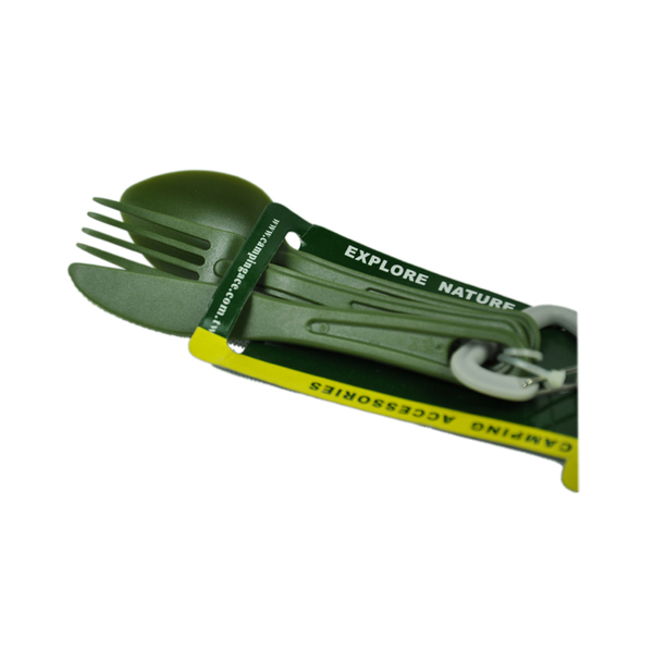Campingace / yele plastic cutlery knife / fork / spoon arc-1568 the color of the product is random /