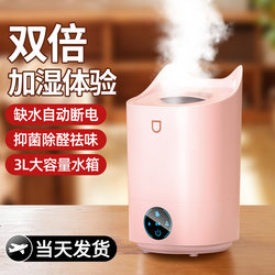 Humidifier for Home Use, Silent, Suitable for Bedrooms, Pregnant Women, Infants, Air-Conditioned Rooms, Large Mist Output, Small Air Atomizer, Office Desktop Purifier, Facial Hydration Spray, 2023 New Model, Car-Mounted Aromatherapy Ambient Light