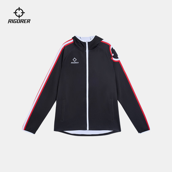 
The best suit plus velvet appearance suit knitted hooded jacket team uniform basketball uniform elastic windproof long sleeve sports training set