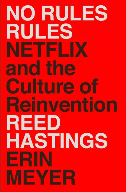 现货无规则的规则网飞公司文化的重塑英文原版no Rules Rules Netflix And The Culture Of Reinvention 商业企业管理