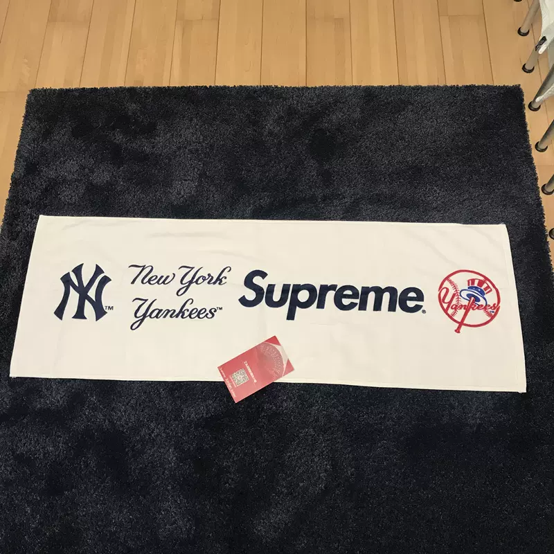 阿菜SUPREME NEW YORK YANKEES HAND TOWEL 紐約楊基隊健身浴巾-Taobao