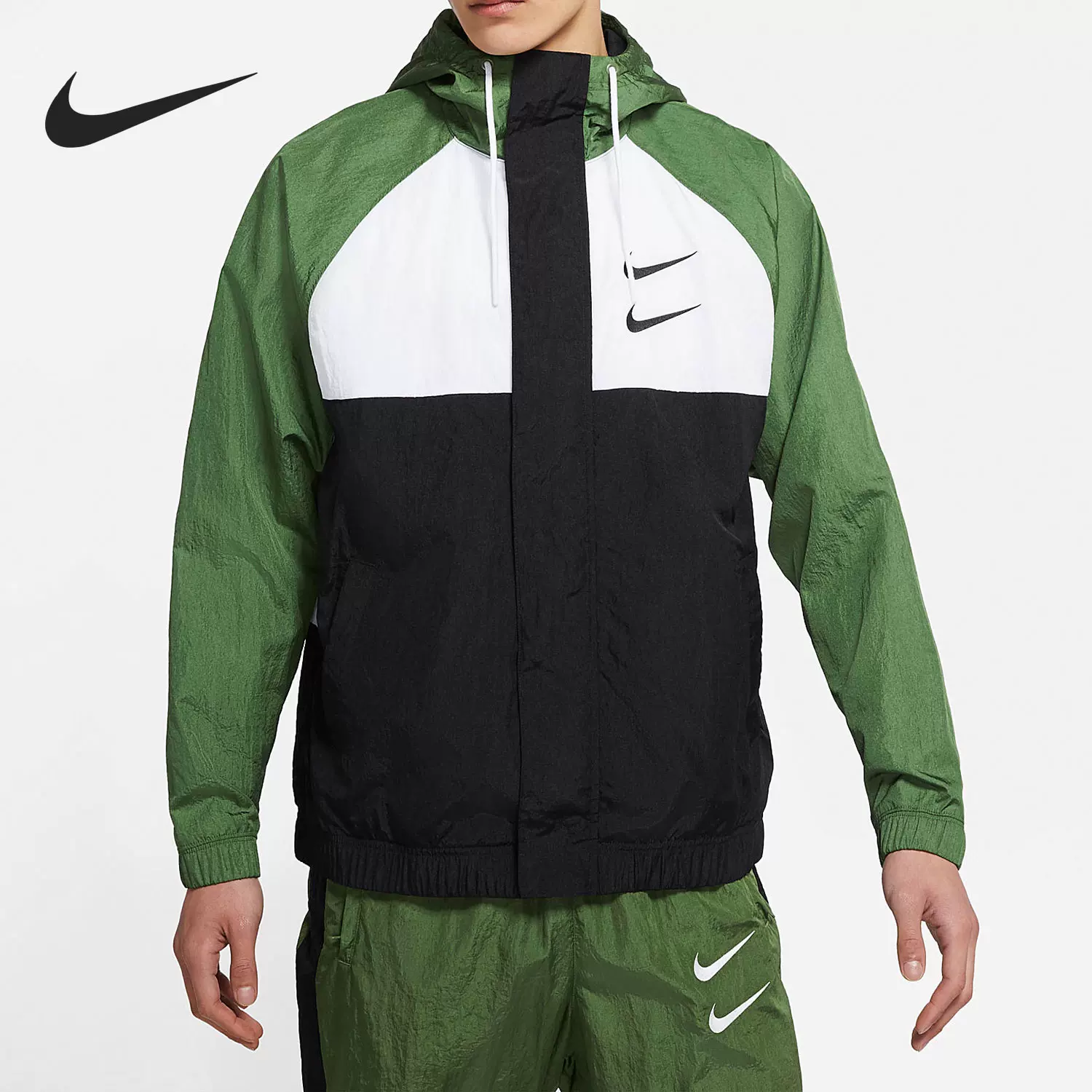Nike/耐克正品2021新款男子运动休闲连帽夹克外套DJ9647-010-Taobao