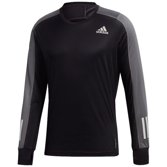 
Adidas/Adidas official genuine men's sweat-absorbing reflective running sports long-sleeved T-shirt FS9812