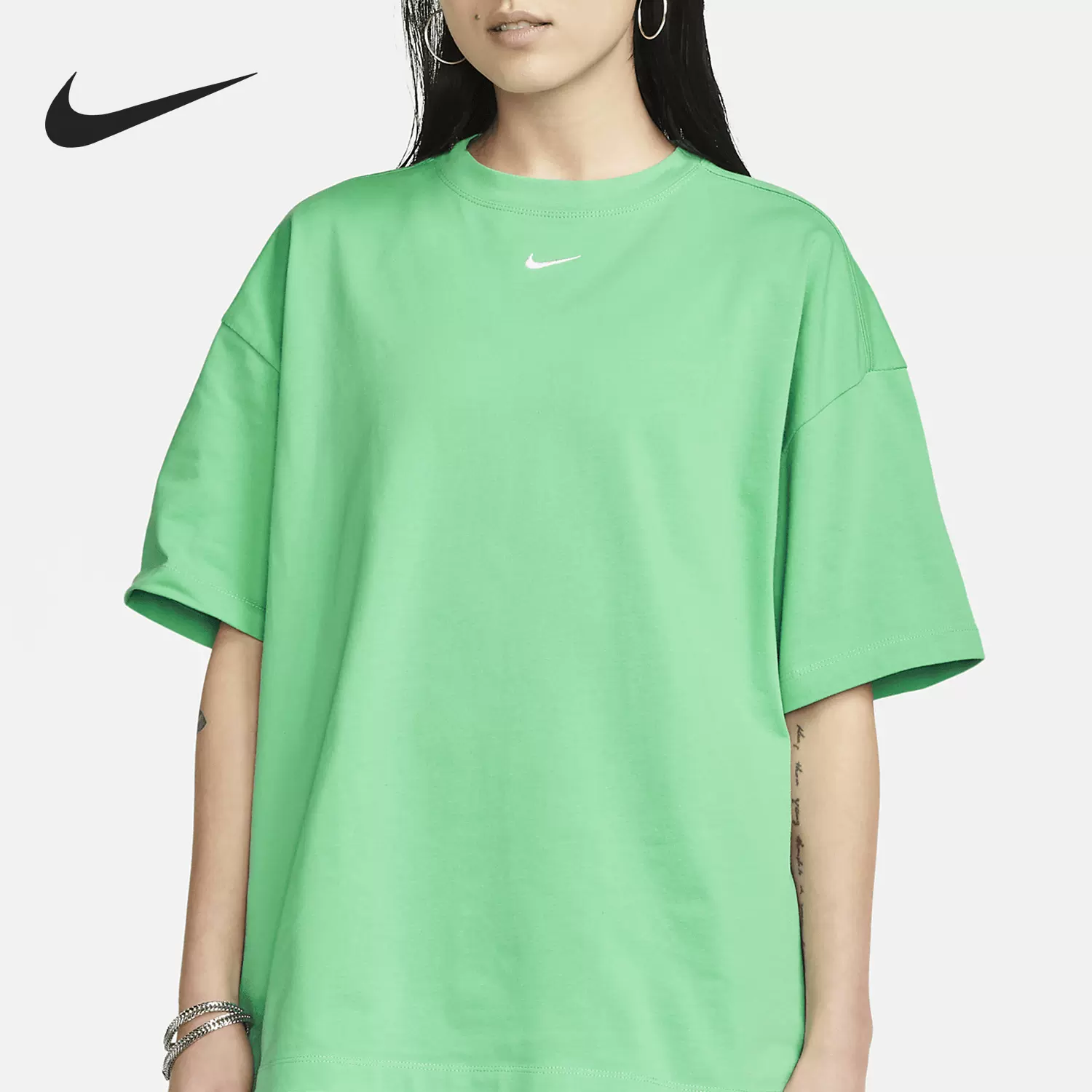 Nike w nsw essntl outlet top ss bf lbr