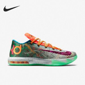 
Nike/Nike genuine KD 6 men's fashionable, comfortable, lightweight and wear-resistant basketball shoes 669809-500