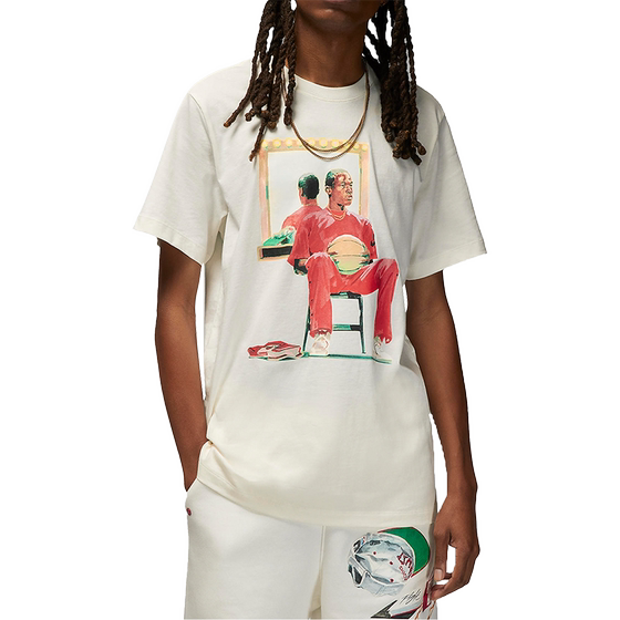 
Nike/Nike official authentic Air Jordan men's fitness breathable short-sleeved T-shirt DQ7381-133