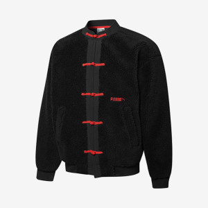 
Puma/Puma genuine new style for men and women imitation lamb velvet warm stand collar casual jacket 536058