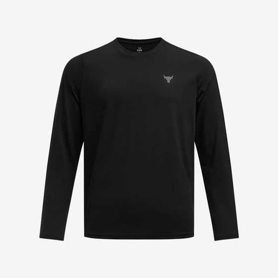 
UA/Underma genuine new men's round neck pullover loose classic sports long-sleeved T-shirt 1386871-001
