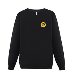 Chinese Martial Arts Association Crew Neck Sweatshirt, Warm Top, Autumn and Winter Martial Arts Team Uniform, Coach Pullover Sweatshirt
