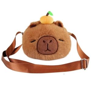 
Kapibala Capybara Crossbody Bag Shoulder Bag Plush Mobile Phone Small Bag Mini Girl Cute Male Student