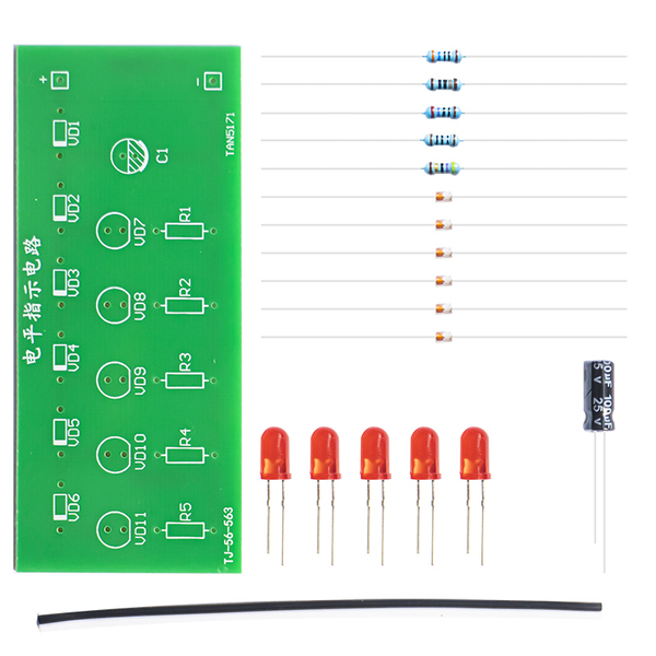 LED Indicator Light Level Indication Circuit DIY Electronic Production ...
