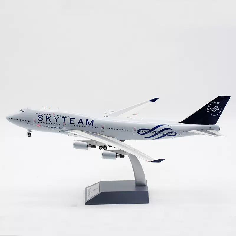 ALB 1:200飞机模型合金中华航空波音B747-400 B-18211 天合联盟-Taobao