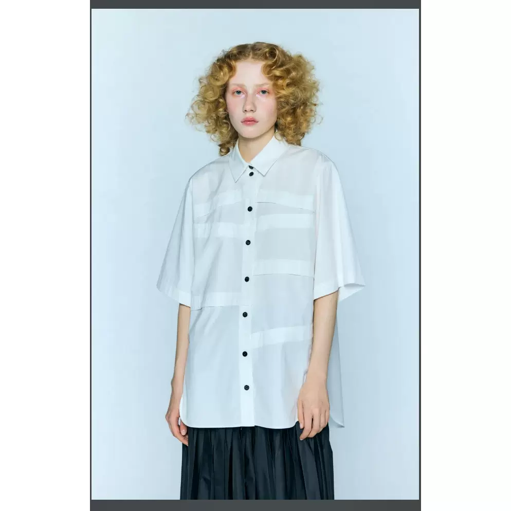 ENFOLD STEP SHIRT 300IA530-0181