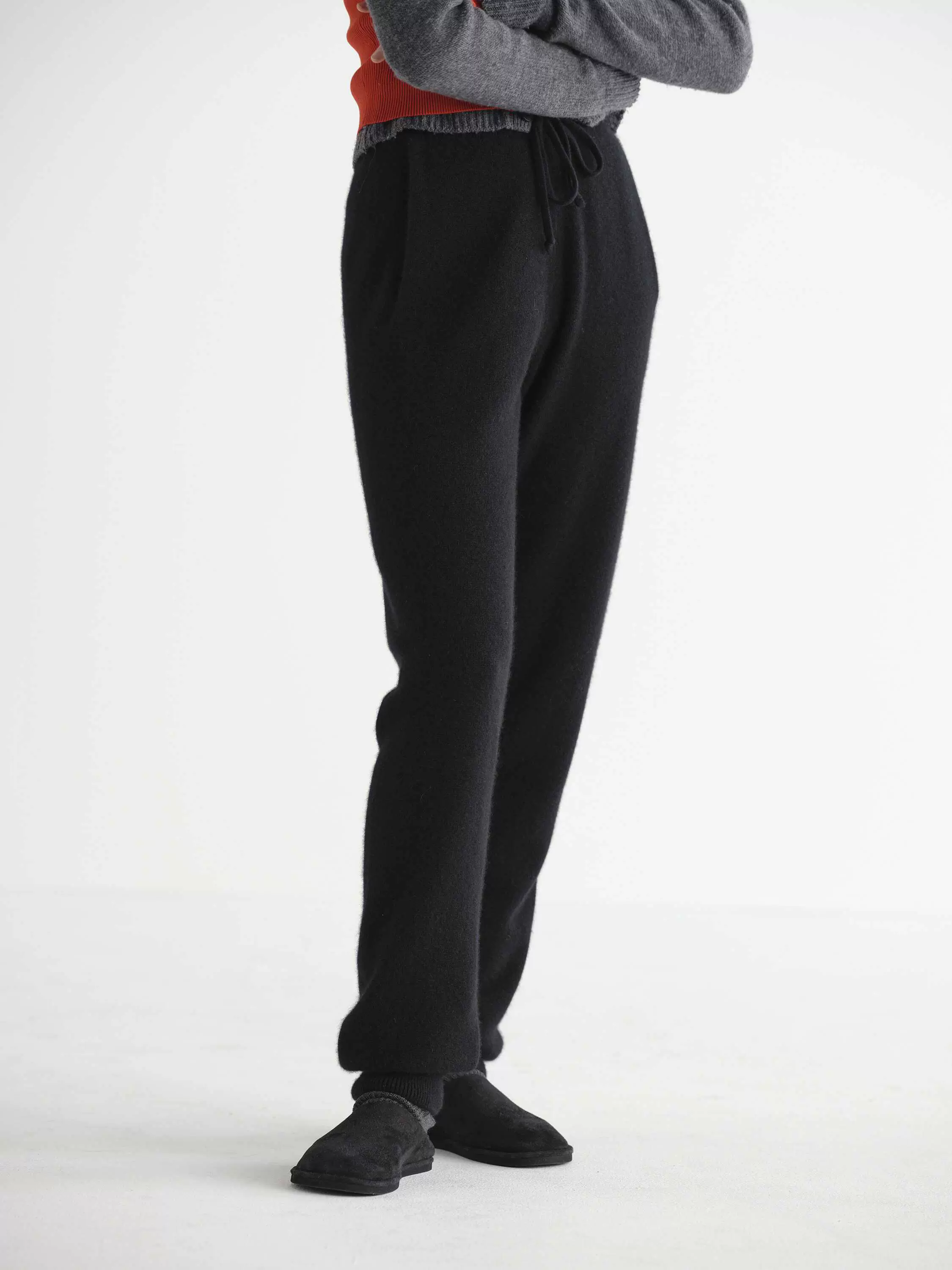 日本买手代购auralee 24AW BABY CASHMERE KNIT PANTS 羊绒裤-Taobao 