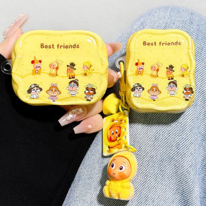 
Suitable for airpodspro3 protective cover Apple headphones airpods4 protective case pro2 silicone 4 fourth generation airpod bluetooth headset case ipod soft shell pro3 third generation crying baby star person