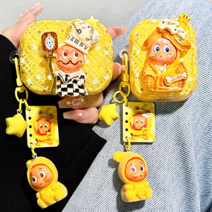 适用airpods4保护壳airpodspro3保护套pro2苹果蓝牙耳机套盒4四代airpod硅胶ipod软壳pro3二三代aipods星星人