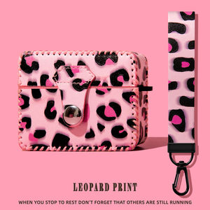 适用airpods4保护壳airpodspro3保护套pro2苹果蓝牙耳机套盒4四代一体式皮质豹纹airpod硅胶ipod软壳pro3三代