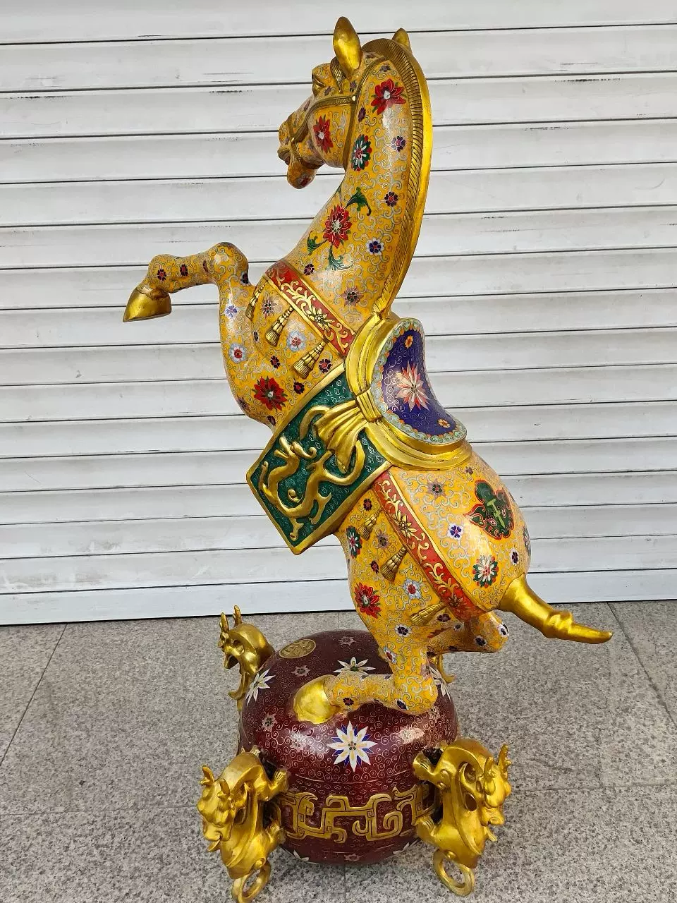 銅器 景泰藍象のティーポット 置物 尊い非凡な工芸品 趣淘宝(75)：景泰蓝花卉仕女人物摆件，一件在手值得拥有