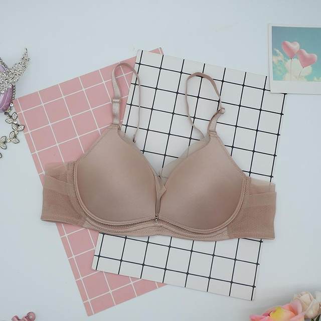 Korean Foreign Trade Original Order Seamless Wireless Bra Side Cushion 