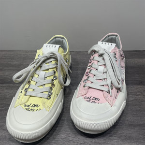 
Broken code processing graffiti personalized leather canvas shoes for women lace-up old board shoes fashionable casual shoes niche star shoes