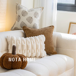 ins Wind Pumpkin Pillow Nordic Pillowcase Bed Cushion Model Room Cushion Plush Pillow Car Square Pillow with Insert