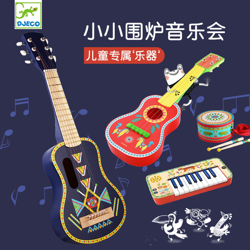 Ukulele Guitarra para Niños Djeco Juguete Musical Educativo Temprano