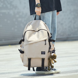 Yohji Kimura Backpack for Female College Students, Original Design, Niche, Simple High School Student Laptop Backpack for Men