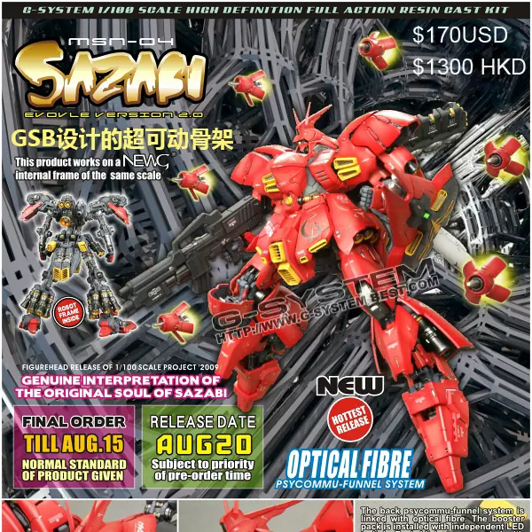 G-system 1/100サザビー　EVOVLE. version2.0 G-system 1/100サザビーEVOVLE. version2.0