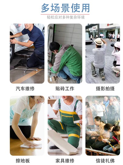 Ginocchiere Da Lavoro Uomo - Protezione Antiscivolo, Imbottite, Regolabili, Per Pavimenti E Cantieri