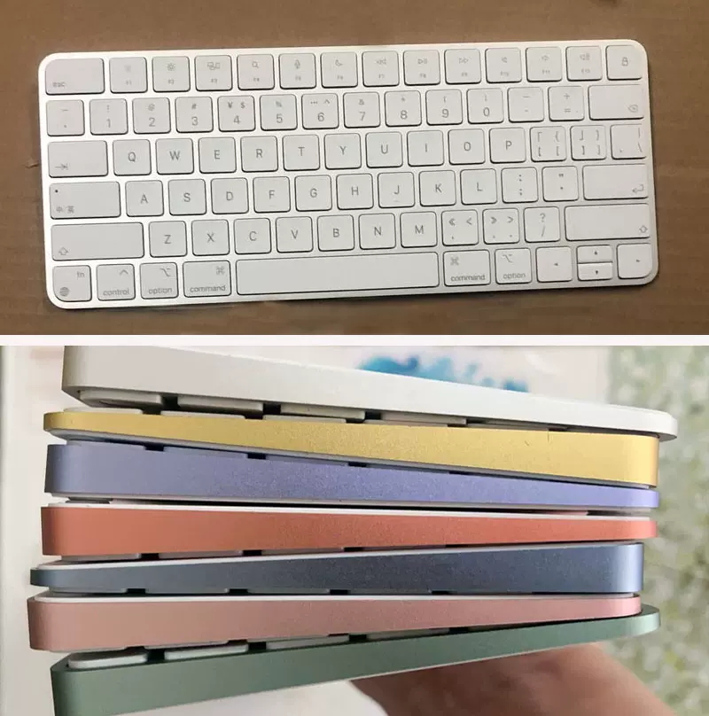 ID指纹新款IMAC M1苹果妙控键盘3代ipad无线蓝牙magic keyboard 2-Taobao