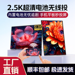 2.5K Mobile Phone Wireless Screen Projection Portable Display Portable Screen Laptop Tablet Computer Extended Screen Display
