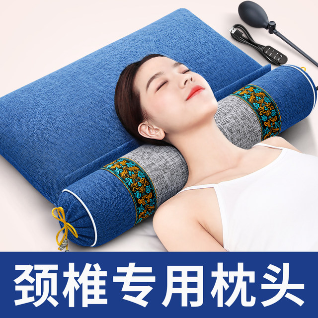 Cervical vertebra pillow for cervical vertebrae to help sleep special candy cylindrical heating of cassia mugwort buckwheat neck pillow
