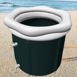 Cross-Border Hot-Selling Ice Bath Bucket, Adult Soaking Tub, Household Inflatable Folding Bathtub, Portable Ice Bucket, Ice Bath Tub