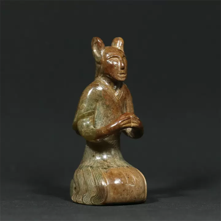 骨董 OTA] 古玉・古玩・中国骨董 「玉坐俑」