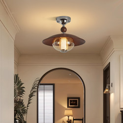 French-Style Retro Corridor Ceiling Light, Vintage-Style Entrance Foyer Creative and Unique Balcony Kitchen and Bathroom Lighting Fixture 668K