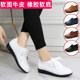 2025 new spring and autumn single shoes for women flat leather shoes, small white shoes, flat heel casual soft sole versatile large size women's shoes