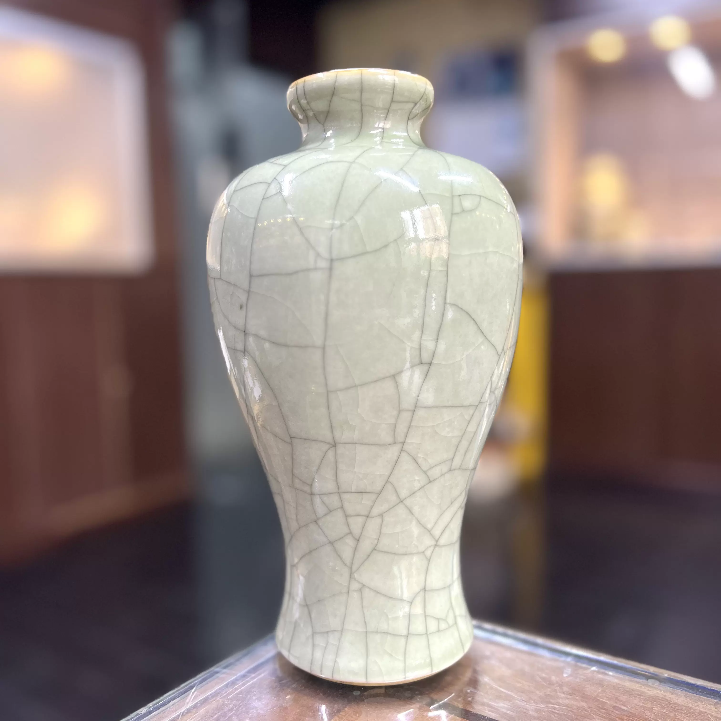 中国古美術・爐鈞釉瓢箪花瓶•【大清乾隆年製】在銘•文房具•清時代 W--32 中国古美術・爐鈞釉瓢箪花瓶•【大清乾隆年製】在銘•文房具•清