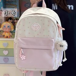 Japanese Style ins Fresh and Cute Girly School Bag, Versatile Lightweight Backpack for Middle and High School Students