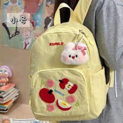 Japanese Style ins Cute Casual Small Backpack for Girls, Junior High School Girls' School Bag, High School Student Lightweight Travel Backpack