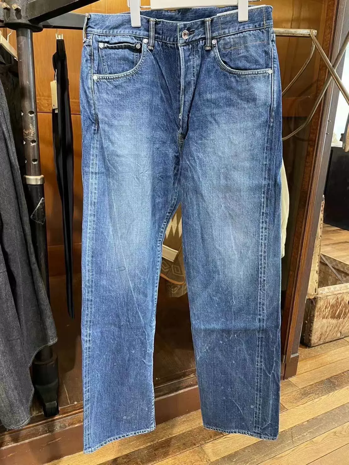 VISVIM SS JOURNEYMAN PANTS TACKED CRASH 19SS 破坏