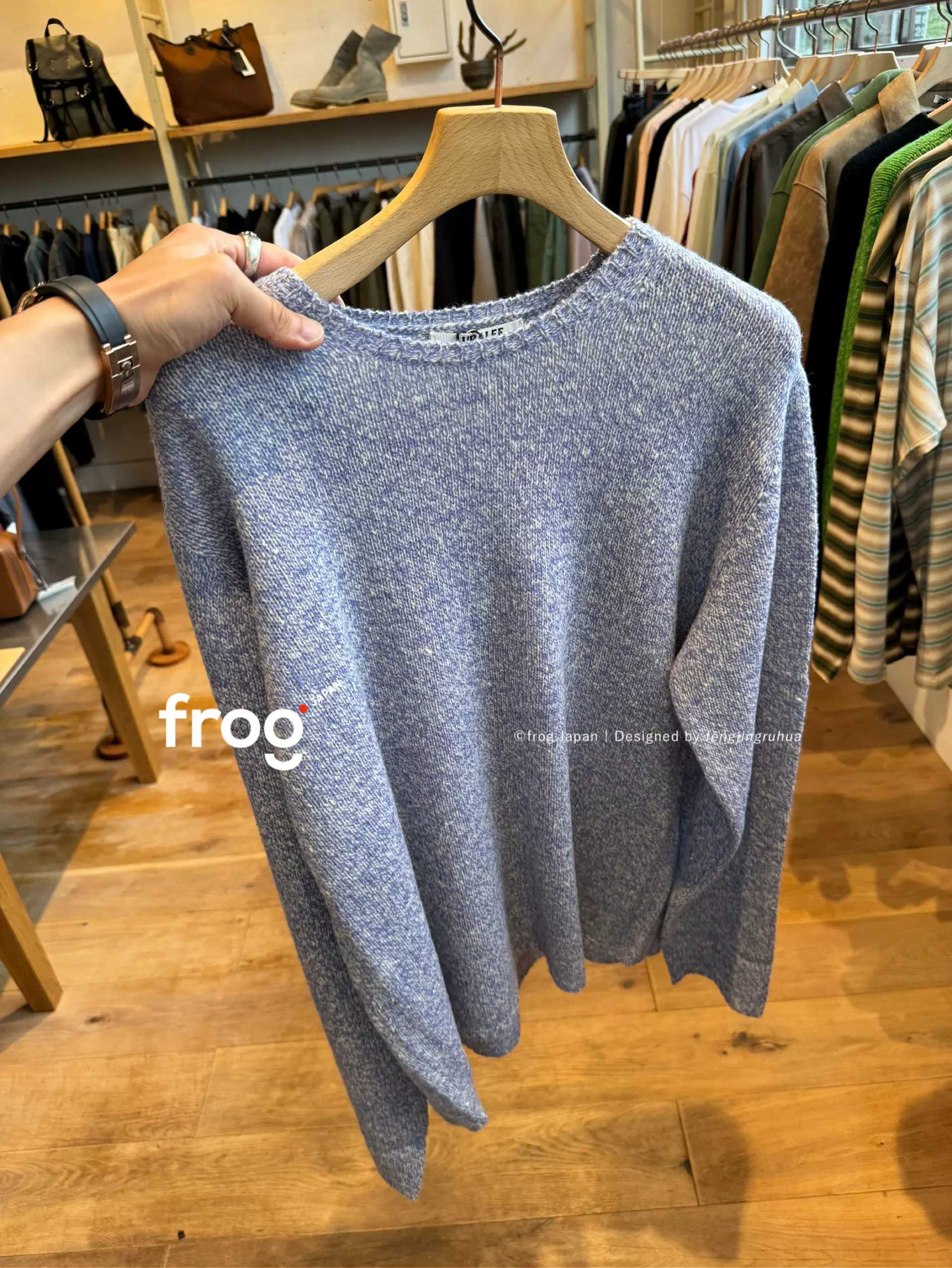 国现折扣WTAPS DECK / SWEATER. WOAC 字母毛衣19AW