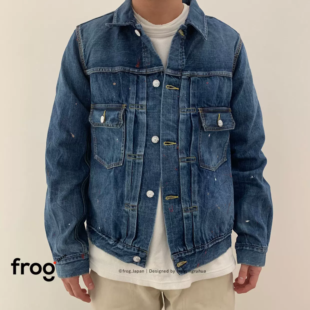 visvim ss 101 jkt dry dmgd-999 - Gジャン/デニムジャケット