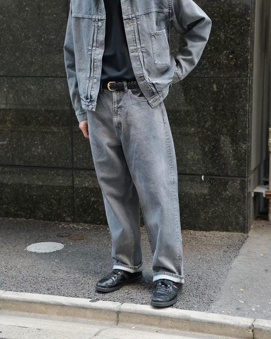 代购A.PRESSE Vintage Cinch Buckle Euro Work Pants欧式休闲裤