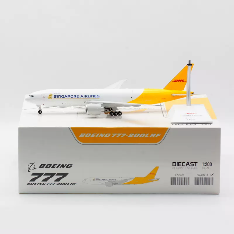 航空機・ヘリコプター JC 1:400 B777-200LRF 9V-DHA FD Amazon