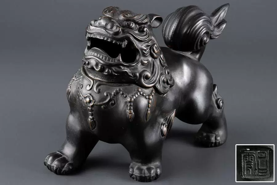 日本回流古董铜香炉，日本香道具香炉，金工铜香炉，日本名家香炉