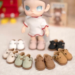 
zsiga movable doll yearning place bjd doll shoes Gazi sister T-shaped leather shoes 20cm doll accessories cute