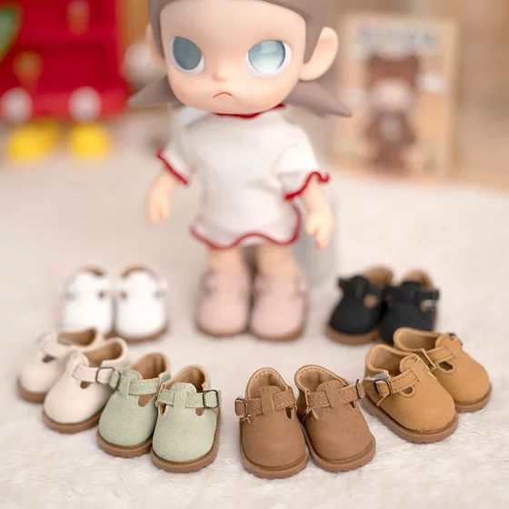 
zsiga movable doll yearning place bjd doll shoes Gazi sister T-shaped leather shoes 20cm doll accessories cute