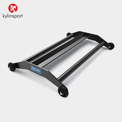 Personal Training Core Four-Wheel Fitness Equipment, Physical Training Abdominal Wheel, Multi-Functional Abdominal Trainer for Home and Commercial Use