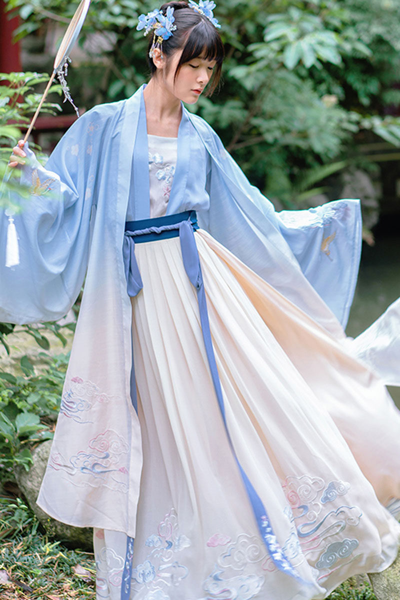 对襟齐腰襦裙,穿上就是小仙女本仙了!