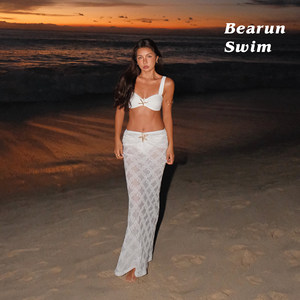 
BEARUN SWIM hot spring bikini set for women 2025 resort style swimwear high-end split swimsuit wrap skirt